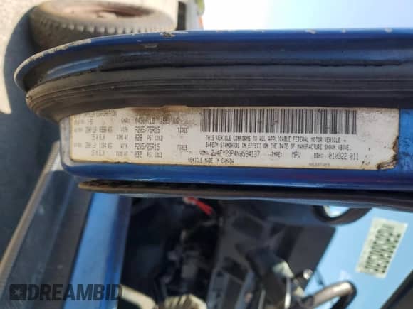 1992 Jeep Wrangler with VIN 2J4FY29P4NJ534137, listed as a Copart auction lot 55268265 with 239,210 mi miles and Clean title. Bid and sale history available at DreamBid. Image 12.