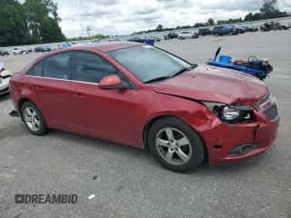 2012 Chevrolet Cruze 1LT z VIN 1G1PF5SC7C7201044, wystawiony jako Copart lot #67779355 z przebiegiem 184 433 mil mil oraz Szkoda całkowita • Salvage title. Historia ofert i sprzedaży dostępna na DreamBid. Obrazek 4.