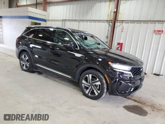2023 Kia Sorento EX with VIN KNDRHDLGXP5163946, listed as a Copart auction lot 71805935 with 42,041 mi miles and Salvage title. Bid and sale history available at DreamBid. Image 4.