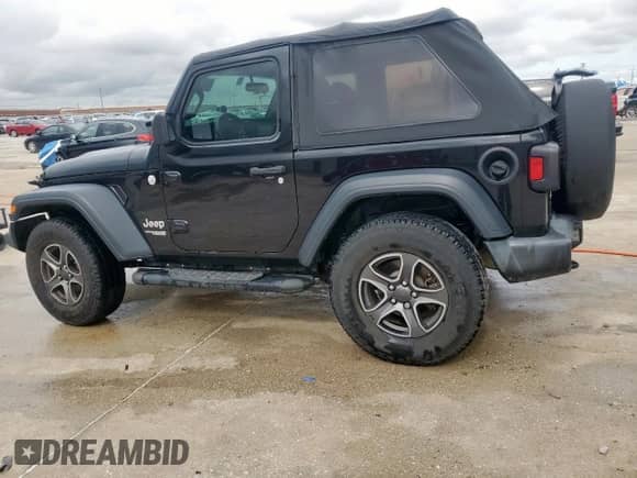 2018 Jeep Wrangler Sport with VIN 1C4GJXAG2JW294760, listed as a Copart auction lot 60313845 with 87,202 mi miles and Clean title. Bid and sale history available at DreamBid. Image 2.