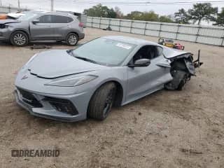 2024 Chevrolet Corvette 2LT with VIN 1G1YB2D47R5113264, listed as a Copart auction lot 82706375 with 8,241 mi miles and Salvage title. Bid and sale history available at DreamBid. Image 1.