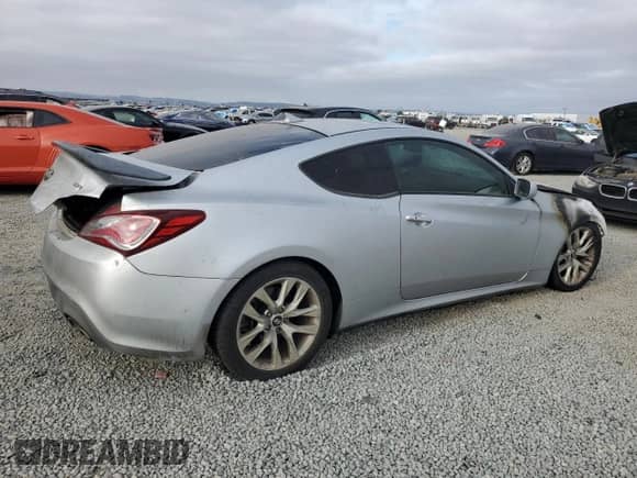 2013 Hyundai Genesis Coupe 2.0T with VIN KMHHT6KD5DU083769, listed as a Copart auction lot 66518315 with Not provided miles and Non repairable. Bid and sale history available at DreamBid. Image 3.
