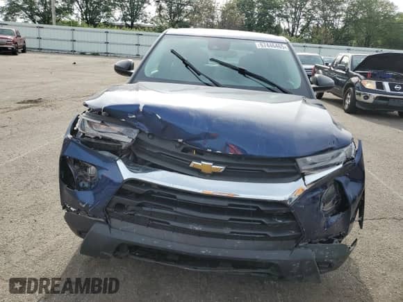 2022 Chevrolet TrailBlazer LS with VIN KL79MMS20NB015138, listed as a Copart auction lot 67446465 with 23,039 mi miles and Salvage title. Bid and sale history available at DreamBid. Image 5.