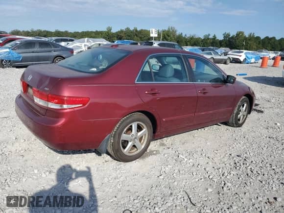 2004 Honda Accord EX with VIN 1HGCM56834A066538, listed as a Copart auction lot 81507495 with 135,797 mi miles and Salvage title. Bid and sale history available at DreamBid. Image 3.