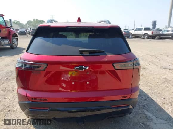 2025 Chevrolet Equinox FWD RS with VIN 3GNAXLEG3SL304055, listed as a IAAI auction lot 42461461 with 102 mi miles and . Bid and sale history available at DreamBid. Image 16.