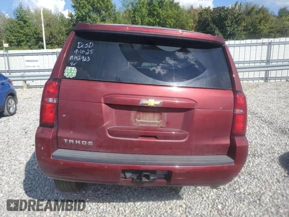 2016 Chevrolet Tahoe LT with VIN 1GNSCBKC8GR396601, listed as a Copart auction lot 84616655 with 131,971 mi miles and Salvage title. Bid and sale history available at DreamBid. Image 6.