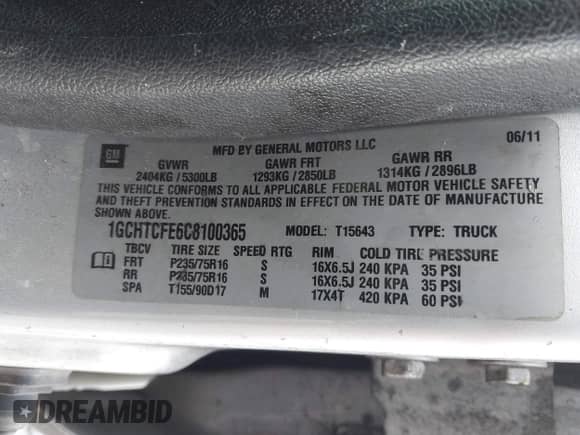 2012 Chevrolet Colorado 1LT с VIN 1GCHTCFE6C8100365, выставлен на аукционе IAAI как лот 43403325 с пробегом 141 263 миль миль и . История ставок и продаж доступна на DreamBid. Изображение 9.