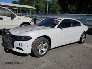 2023 Dodge Charger Police z VIN 2C3CDXAT6PH581176, wystawiony jako Copart lot #65977865 z przebiegiem Nie podano mil oraz Szkoda całkowita • Salvage title. Historia ofert i sprzedaży dostępna na DreamBid. Obrazek 1.