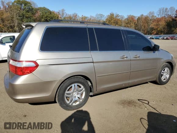 2007 Honda Odyssey EX-L с VIN 5FNRL38797B115502, выставлен на аукционе Copart как лот 89920615 с пробегом 148 586 миль миль и Чистый • Clean title. История ставок и продаж доступна на DreamBid. Изображение 3.
