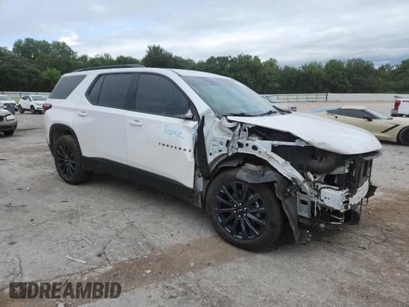 2022 Chevrolet Traverse RS с VIN 1GNEVJKW8NJ113699, выставлен на аукционе Copart как лот 62601355 с пробегом 89 794 миль миль и Списание • Salvage title. История ставок и продаж доступна на DreamBid. Изображение 4.