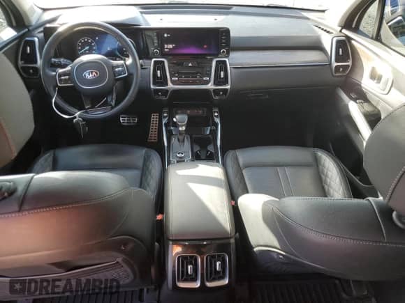 2021 Kia Sorento SX Prestige X-Line with VIN 5XYRKDLF4MG011690, listed as a Copart auction lot 82252575 with 32,206 mi miles and Salvage title. Bid and sale history available at DreamBid. Image 8.