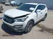 2014 Hyundai Santa Fe with VIN 5XYZU3LB3EG208031, listed as a IAAI auction lot 42865845 with 106,523 mi miles and . Bid and sale history available at DreamBid. Image 17.