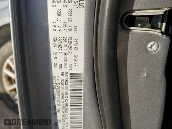 2015 Dodge Journey SXT with VIN 3C4PDCBG3FT701724, listed as a Copart auction lot 82684645 with 297,040 mi miles and Clean title. Bid and sale history available at DreamBid. Image 12.