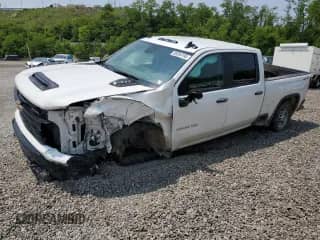 2024 Chevrolet Silverado 2500HD Work Truck with VIN 2GC4YLE76R1240298, listed as a Copart auction lot 58204195 with 23,460 mi miles and Salvage title. Bid and sale history available at DreamBid. Image 1.