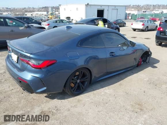 2021 BMW 4 Series M440i xDrive с VIN WBA13AR04MCF74495, выставлен на аукционе IAAI как лот 41782539 с пробегом 46 789 миль миль и . История ставок и продаж доступна на DreamBid. Изображение 4.