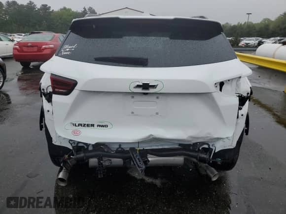 2024 Chevrolet Blazer LT with VIN 3GNKBHR41RS174387, listed as a Copart auction lot 56393805 with 3,413 mi miles and Salvage title. Bid and sale history available at DreamBid. Image 6.