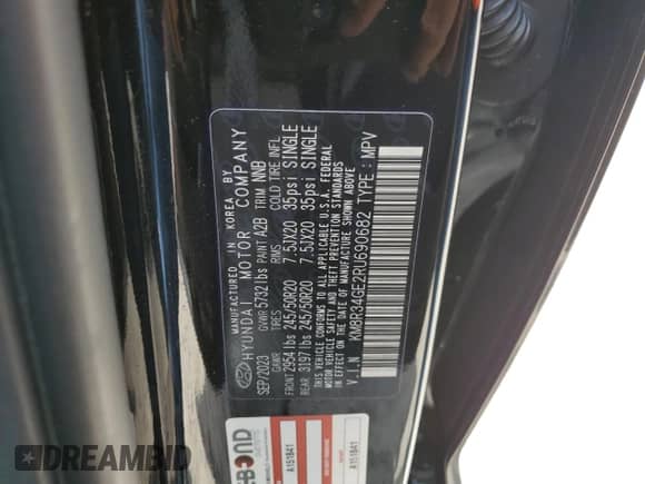 2024 Hyundai Palisade XRT с VIN KM8R34GE2RU690682, выставлен на аукционе Copart как лот 67310074 с пробегом 11 868 миль миль и Списание • Salvage title. История ставок и продаж доступна на DreamBid. Изображение 13.