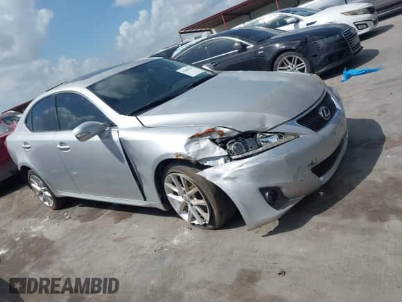 2012 Lexus IS 250 z VIN JTHCF5C20C5055978, wystawiony jako IAAI lot #42840235 z przebiegiem 151 555 mil mil oraz . Historia ofert i sprzedaży dostępna na DreamBid. Obrazek 1.