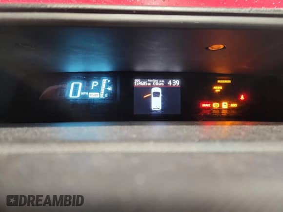 2014 Toyota Prius One with VIN JTDKDTB38E1567726, listed as a Copart auction lot 80626655 with 159,685 mi miles and Salvage title. Bid and sale history available at DreamBid. Image 9.