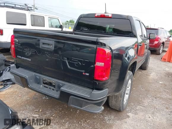 2021 Chevrolet Colorado 2WD LT with VIN 1GCGSCEN6M1130749, listed as a IAAI auction lot 42400821 with 86,205 mi miles and . Bid and sale history available at DreamBid. Image 4.