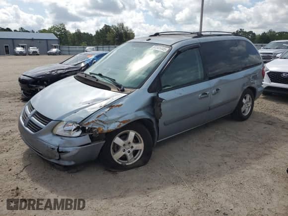 2006 Dodge Caravan SXT with VIN 1D4GP45RX6B738669, listed as a Copart auction lot 60541445 with 235,170 mi miles and Salvage title. Bid and sale history available at DreamBid. Image 1.