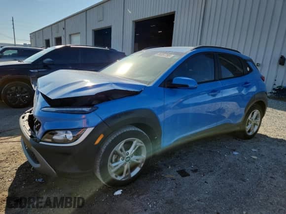 2022 Hyundai Kona SEL с VIN KM8K62AB1NU794859, выставлен на аукционе Copart как лот 80357795 с пробегом 50 205 миль миль и Списание • Salvage title. История ставок и продаж доступна на DreamBid. Изображение 1.
