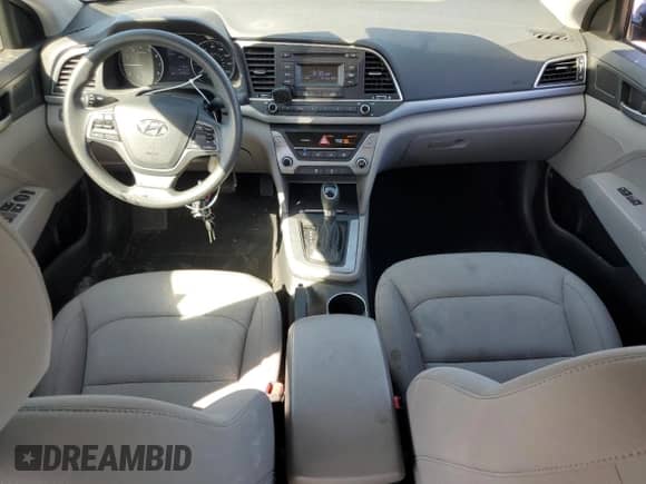 2017 Hyundai Elantra SE with VIN KMHD74LF2HU423442, listed as a Copart auction lot 70918495 with 47,451 mi miles and Salvage title. Bid and sale history available at DreamBid. Image 8.