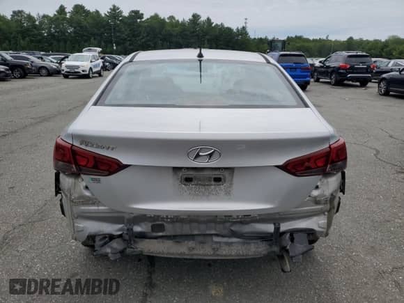 2019 Hyundai Accent SE with VIN 3KPC24A3XKE070381, listed as a Copart auction lot 87376965 with 90,844 mi miles and Non repairable. Bid and sale history available at DreamBid. Image 6.