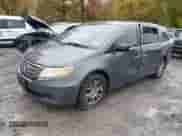 2013 Honda Odyssey EX-L with VIN 5FNRL5H68DB021982, listed as a IAAI auction lot 43440838 with 131,794 mi miles and . Bid and sale history available at DreamBid. Image 2.