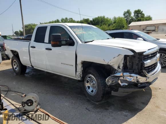 2017 Chevrolet Silverado 1500 Work Truck with VIN 1GCRCNEC5HZ338564, listed as a Copart auction lot 62507885 with Not provided miles and Salvage title. Bid and sale history available at DreamBid. Image 4.