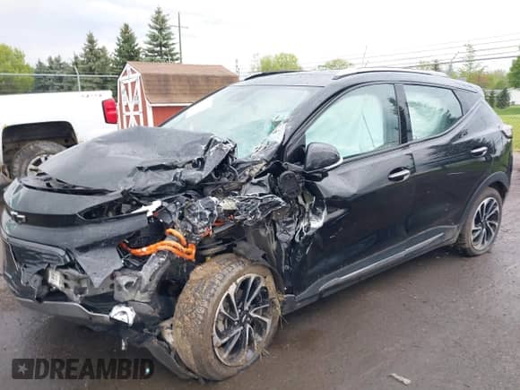 2023 Chevrolet Bolt EUV Premier z VIN 1G1FZ6S08P4136890, wystawiony jako IAAI lot #42214587 z przebiegiem Nie podano mil oraz . Historia ofert i sprzedaży dostępna na DreamBid. Obrazek 2.