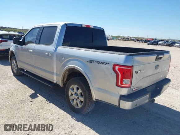 2015 Ford F-150 XL with VIN 1FTEW1CF8FKD20433, listed as a IAAI auction lot 43518401 with 176,409 mi miles and . Bid and sale history available at DreamBid. Image 3.
