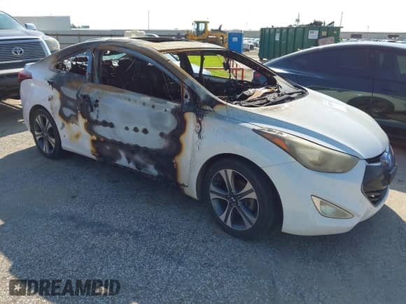 2014 Hyundai Elantra with VIN KMHDH6AH7EU027077, listed as a IAAI auction lot 42883726 with Not provided miles and . Bid and sale history available at DreamBid. Image 1.