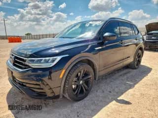 2023 Volkswagen Tiguan SE R-Line Black с VIN 3VVCB7AX8PM036040, выставлен на аукционе Copart как лот 70226075 с пробегом 43 008 миль миль и Чистый • Clean title. История ставок и продаж доступна на DreamBid. Изображение 1.