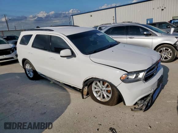 2020 Dodge Durango SXT Plus with VIN 1C4RDHAG1LC146061, listed as a Copart auction lot 53994795 with 152,391 mi miles and Salvage title. Bid and sale history available at DreamBid. Image 4.