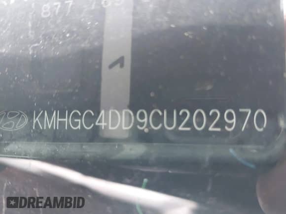 2012 Hyundai Genesis 3.8L с VIN KMHGC4DD9CU202970, выставлен на аукционе IAAI как лот 43288807 с пробегом 146 809 миль миль и . История ставок и продаж доступна на DreamBid. Изображение 9.