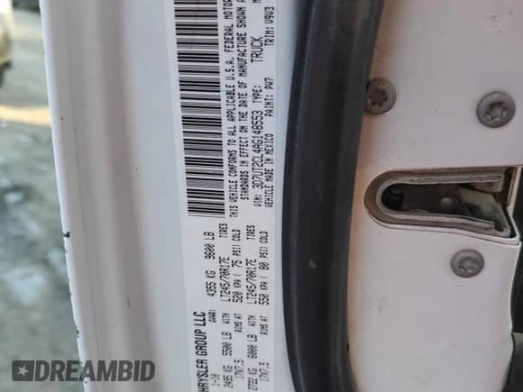 2010 Dodge 2500 SLT with VIN 3D7UT2CL4AG148553, listed as a Copart auction lot 44334225 with 371,863 mi miles and Salvage title. Bid and sale history available at DreamBid. Image 12.
