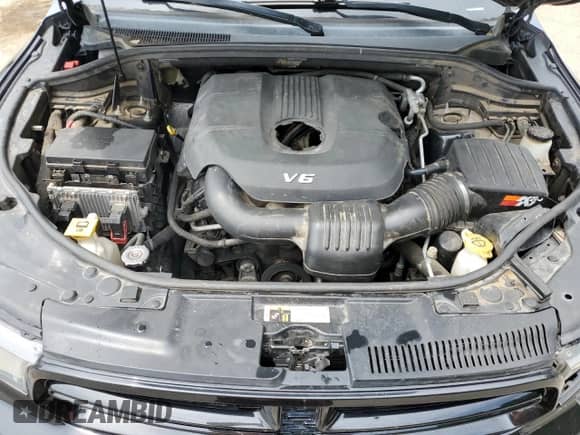 2015 Dodge Durango SXT with VIN 1C4RDJAG3FC904672, listed as a Copart auction lot 68208255 with 234,442 mi miles and Salvage title. Bid and sale history available at DreamBid. Image 12.