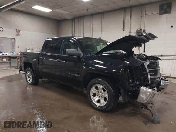 2014 Chevrolet Silverado 1500 LT with VIN 3GCUKREC9EG391672, listed as a IAAI auction lot 42280197 with 114,581 mi miles and . Bid and sale history available at DreamBid. Image 1.