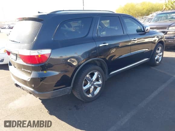 2012 Dodge Durango Citadel with VIN 1C4SDHET9CC229729, listed as a IAAI auction lot 41893819 with 167,519 mi miles and . Bid and sale history available at DreamBid. Image 4.