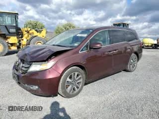 2014 Honda Odyssey Touring с VIN 5FNRL5H99EB053772, выставлен на аукционе Copart как лот 87466995 с пробегом 256 363 миль миль и Списание • Salvage title. История ставок и продаж доступна на DreamBid. Изображение 1.