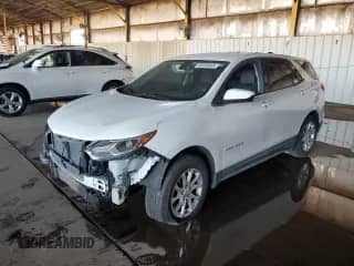 2018 Chevrolet Equinox LT z VIN 2GNAXSEV7J6211762, wystawiony jako Copart lot #85838065 z przebiegiem 82 870 mil mil oraz Szkoda całkowita • Salvage title. Historia ofert i sprzedaży dostępna na DreamBid. Obrazek 1.
