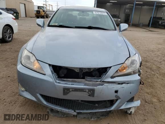 2007 Lexus IS 250 with VIN JTHCK262475014698, listed as a Copart auction lot 67612875 with 147,292 mi miles and Salvage title. Bid and sale history available at DreamBid. Image 5.