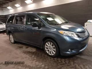 2017 Toyota Sienna XLE with VIN 5TDDZ3DC5HS164964, listed as a IAAI auction lot 41516182 with 62,287 mi miles and . Bid and sale history available at DreamBid. Image 1.