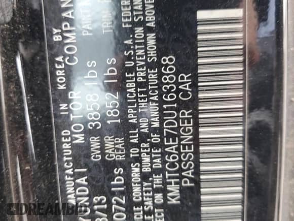 2013 Hyundai Veloster Turbo z VIN KMHTC6AE7DU163868, wystawiony jako Copart lot #89873585 z przebiegiem 80 461 mil mil oraz Czysty tytuł • Clean title. Historia ofert i sprzedaży dostępna na DreamBid. Obrazek 12.