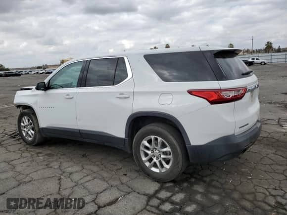 2018 Chevrolet Traverse LS с VIN 1GNERFKW9JJ133679, выставлен на аукционе Copart как лот 86501795 с пробегом 122 572 миль миль и Списание • Salvage title. История ставок и продаж доступна на DreamBid. Изображение 2.