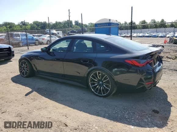 2024 BMW i4 M50 с VIN WBY33AW02RFS79297, выставлен на аукционе Copart как лот 62890645 с пробегом 423 миль миль и Списание • Salvage title. История ставок и продаж доступна на DreamBid. Изображение 2.