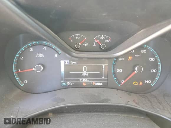 2017 Chevrolet Colorado 4WD LT с VIN 1GCPTCE1XH1195247, выставлен на аукционе Copart как лот 59805645 с пробегом 91 458 миль миль и Списание • Salvage title. История ставок и продаж доступна на DreamBid. Изображение 9.