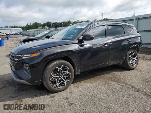2023 Hyundai Tucson XRT with VIN KM8JFCAE4PU212431, listed as a Copart auction lot 64760075 with 26,051 mi miles and Salvage title. Bid and sale history available at DreamBid. Image 1.