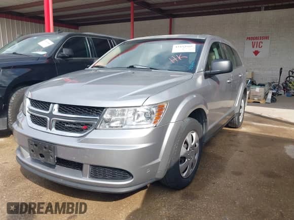 2015 Dodge Journey American Value with VIN 3C4PDCAB6FT714960, listed as a IAAI auction lot 43433665 with 186,825 mi miles and . Bid and sale history available at DreamBid. Image 6.